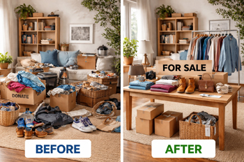 Decluttering from chaos to order