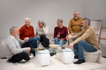 Elder Group of Friends